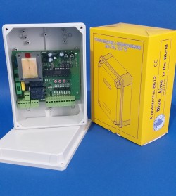 Programmatore universale per cancello scorrevole 230 V. con colpo di inversione a fine corsa e riduzione di forza  MOD. EK-M