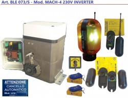 Kit Motoriduttore per cancello scorrevole  Mod. MACH-4 230V -INVERTER-